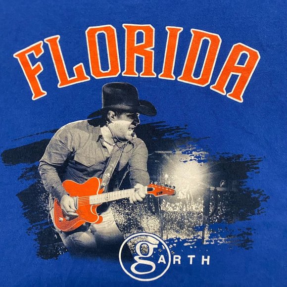 Vintage Garth Brooks Florida Stadium Tour Country Band Tee - Picture 3 of 7